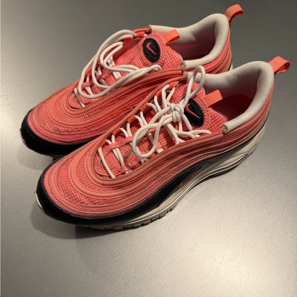 Men’s Air Max 97 Pink Glaze and Black size 10